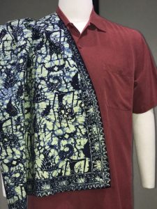 Creating a shirt out of 50 year old&nbsp;Batik